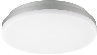 Sigor Aufbauleuchte Circel 270mm silber IP54 Ra80, 10/16/22W 3000/4000K 120° 1150/1600/2 