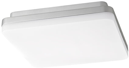 Sigor Aufbauleuchte Square 270mm silber IP54 Ra80 Sensor, 10/16/22W 3000/4000K 120° 1150 