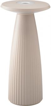 Sigor  Akku-Tischleuchte Nuflair 245mm dünenbeige 2,2W Flex-Mood 2200K/2700K IP54 Ra85 dim 
