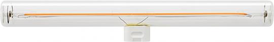 Sigor LED-Lampe 4W Linienlampe Glas Klar S14d 300mm 280lm 2200K / EEK: G 