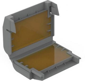 Wago  Gelbox, Abzweig, für Aderleitungen, mit Gel, Serie 221, max. 6mm²-Klemmen, Größe 2, grau 